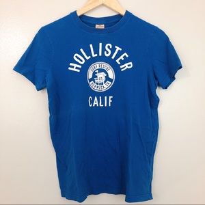 Hollister Men’s Blue Graphic T-Shirt